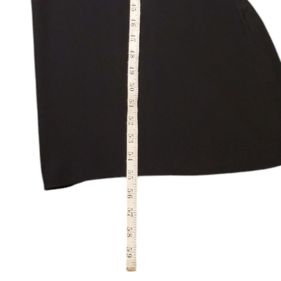 Michael Kors Collection Women’s Silk Jumpsuit Ruffle V-Neck Flutter Sleeve Black - Picture 14 of 16